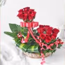 Beautiful 20 Red roses arrangement  by cherishx
