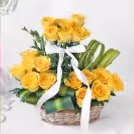 Beautiful 20 Yellow roses arrangement  by cherishx