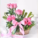 Beautiful 20 Pink roses arrangement 