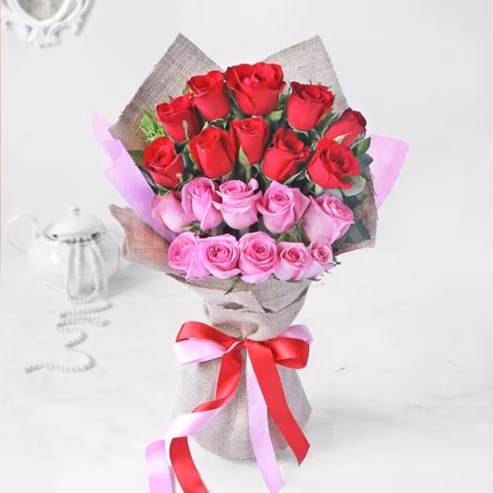 20 roses with a teddy bouquet online delivery