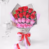 20 roses with a teddy bouquet online delivery