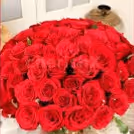 Grand 100 red roses bouquet by cherishx