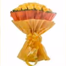 50 yellow roses blooming bouquet online delivery
