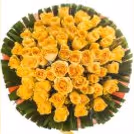 50 yellow roses blooming bouquet by cherishx