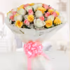 50 mixed roses blooming bouquet