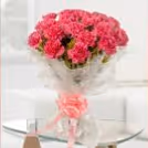 20 pink carnations bouquet online delivery