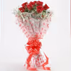 10 Red rose and chocolate truffle cake combo home delivery