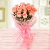 10 pink roses with pineapple cake home delivery