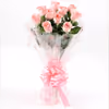 10 pink roses and black forest cake combo home delivery