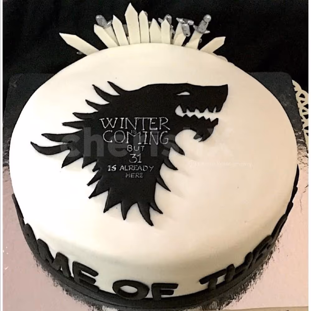 Game of thrones designer cake online delivery