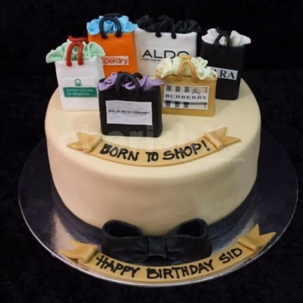 Shopping Love theme designer cake online delivery