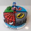 Superhero theme designer cake online delivery