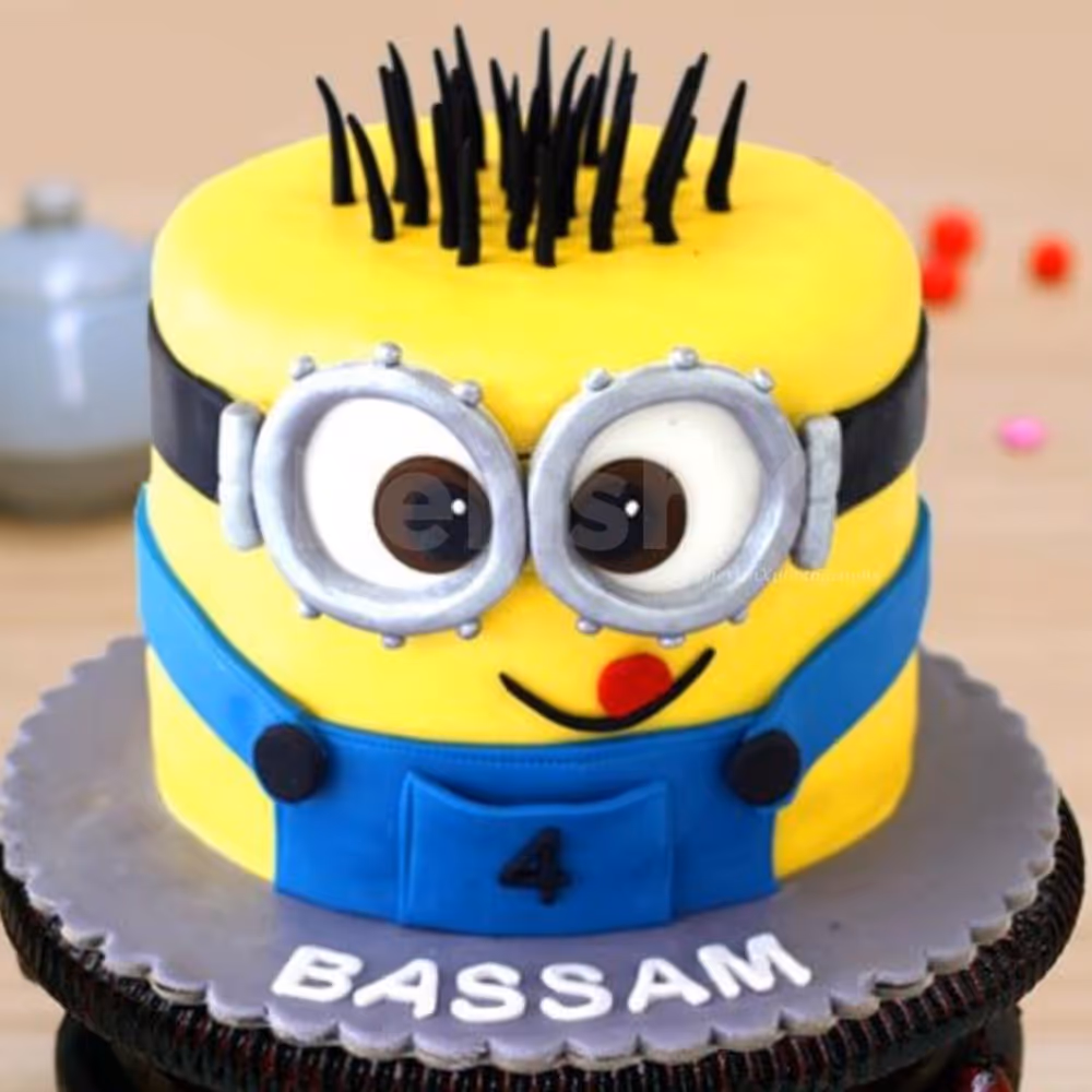 2 Kg Minion Theme Designer Cake home delivery