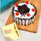 Blackforest cake with rakhi home delivery