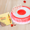 Rakhi and Strawberry cake home delivery