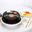 Delicious Rakhi Designer Truffle Cake (Half Kg) delivered fresh at your doorstep.