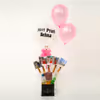 Order online and send
this beautiful bucket consisting of face wash, lip balm, a cotton mask, chocolates and
a sweet message "Meri Pyari Behen"