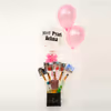 Order online and send
this beautiful bucket consisting of face wash, lip balm, a cotton mask, chocolates and
a sweet message "Meri Pyari Behen"