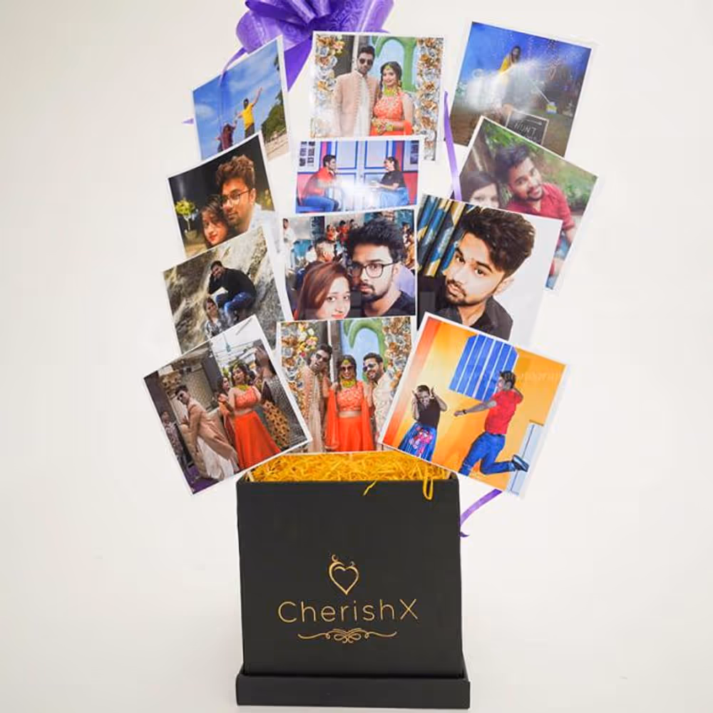 Choose your favourite photos and have them put in the bucket of memories.