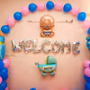 Welcome new born baby decoration at home by professional and hygienic decoration team