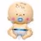 Baby shape foil balloon