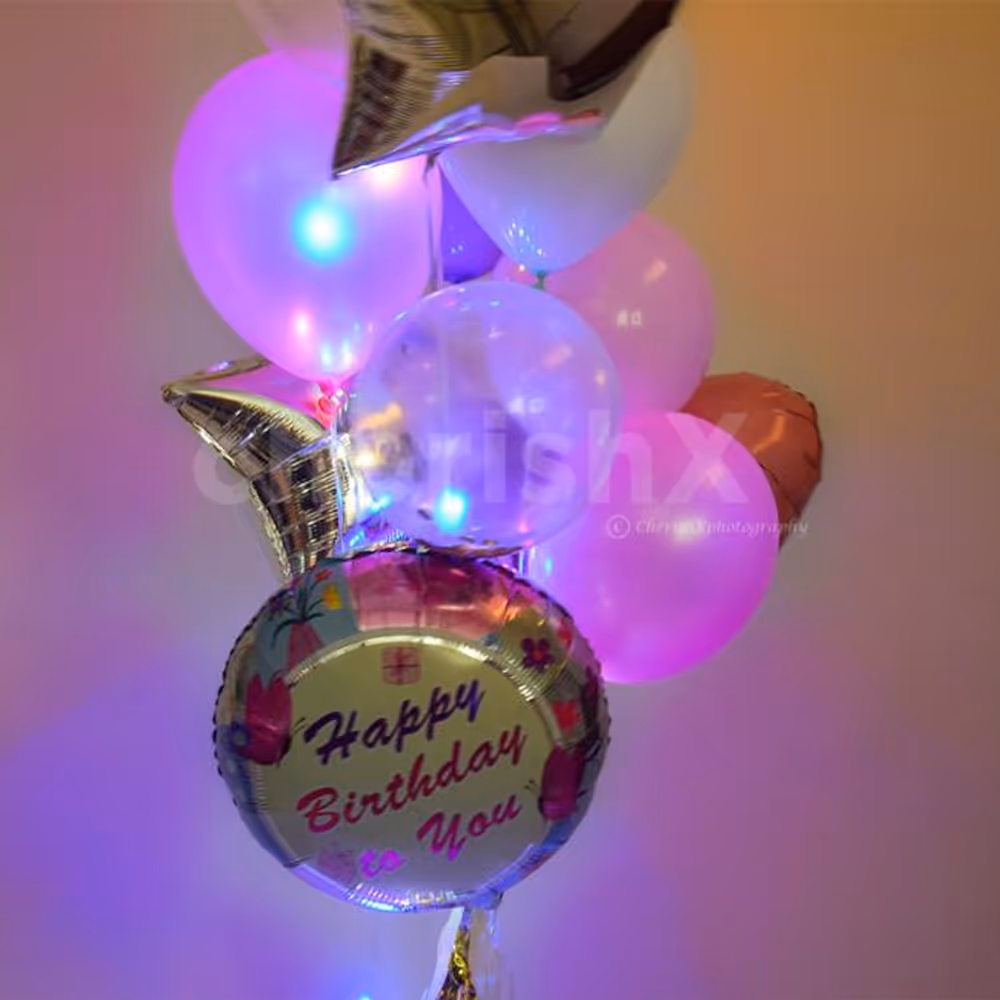 A Butterfly Birthday Wishes Balloon Bouquet
