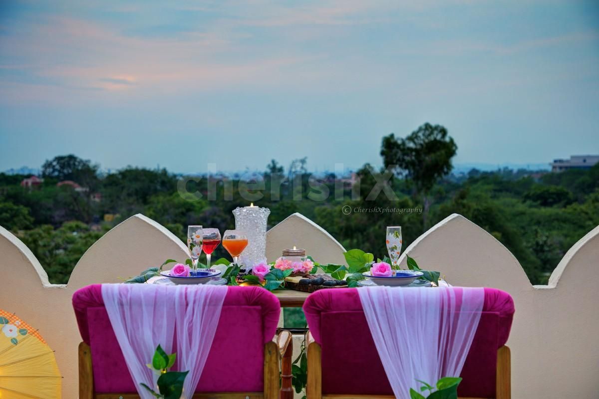 Romantic rooftop dinner by cherishx