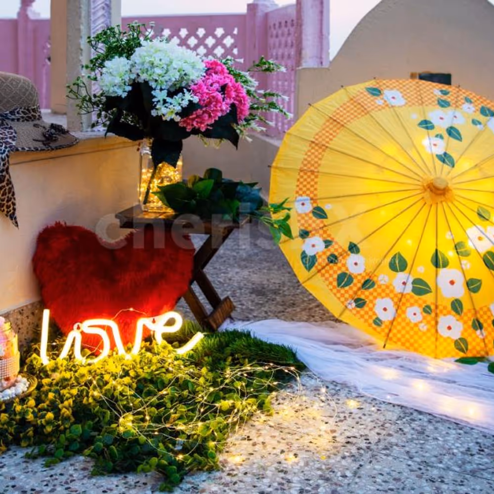 Beautiful Romantic rooftop dinner by cherishx