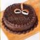 yellow roses and chocolate truffle cake by cherishx delivered at home