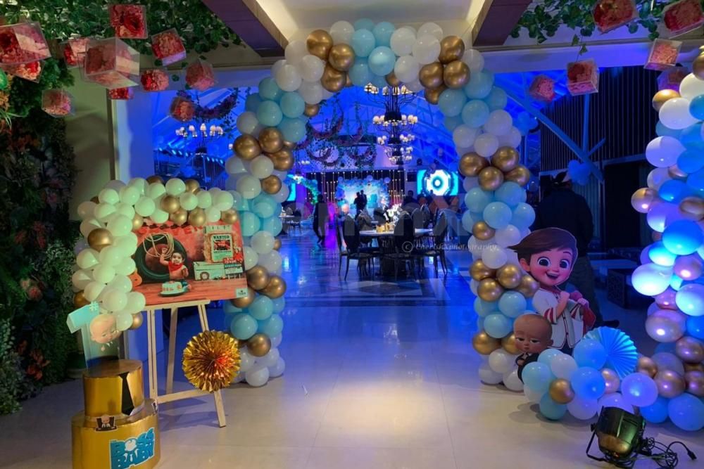 Boss baby theme entrance decor