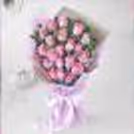 Beautiful Bouquet of 20 Pretty Pink Roses to brighten your loved one's day.