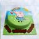 Delicious Peppa Pig Themed Cake for your special celebration.
