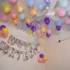 Vibrant Pastel balloon decoration by CherishX
