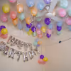Vibrant Pastel balloon decoration by CherishX