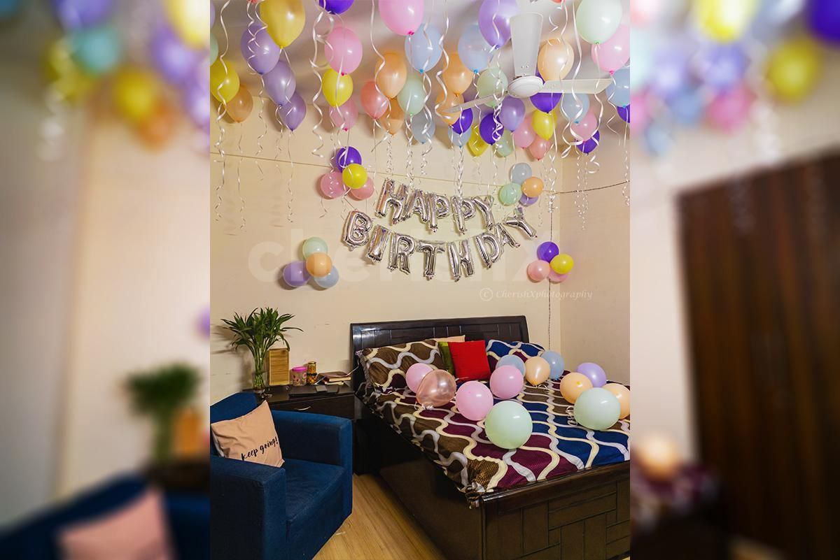 Book amazing pastel decoration at home hassle free and with top quality