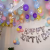Multicolor pastel balloon decoration by cherishx