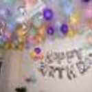 Multicolor pastel balloon decoration by cherishx
