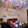 Room decoration with pastel balloons for an amazing party.