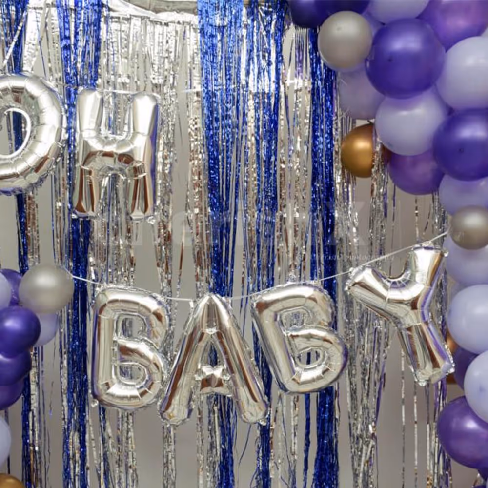 Violet Baby Shower decoration