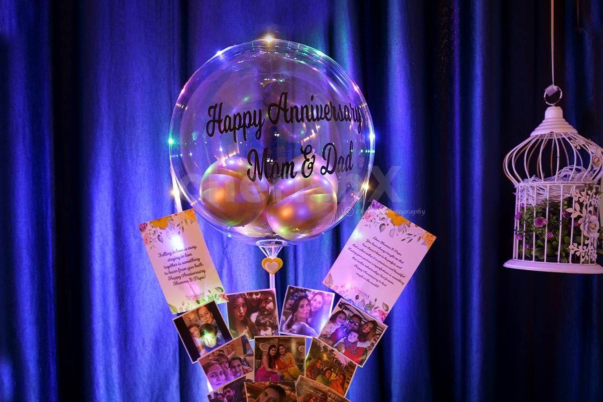 Through our expressive Love bubble and pictures bucket make your loved one day special only with cherishx