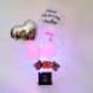 Gift this pictures bucket with a pink feather love bubble for your loved ones through cherishx