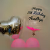 Tell someone you love them with this beautiful bubble balloon, filled with feathers through cherishx