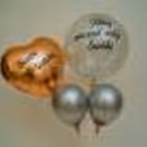 Customized Vinyl Printing Big Bubble Balloons and simple Metallic Balloons.