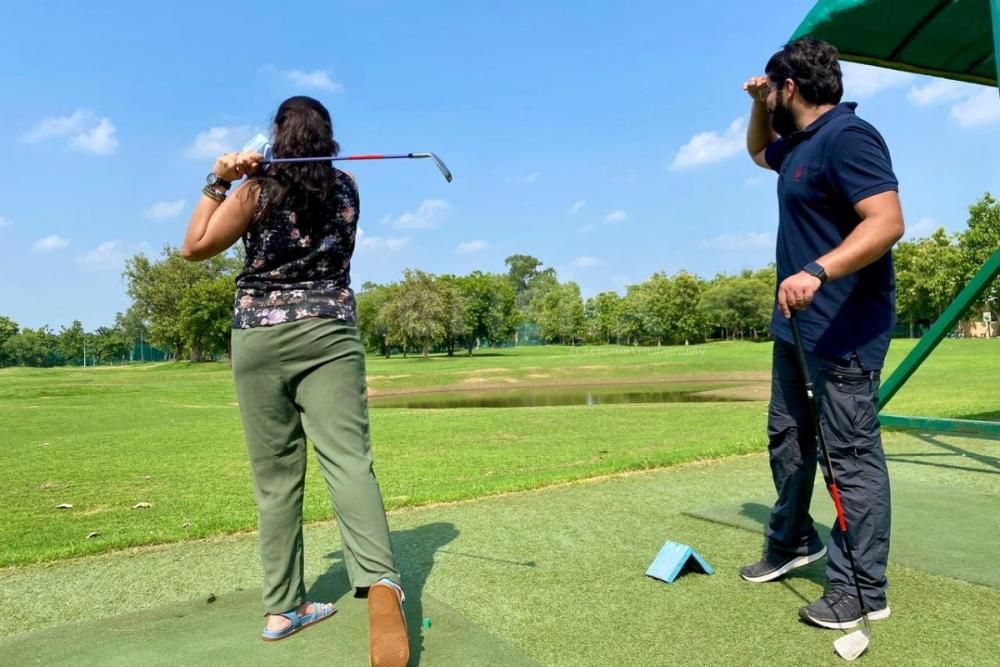 Couples Playing at Hamoni Golf Camp arranged by CherishX!