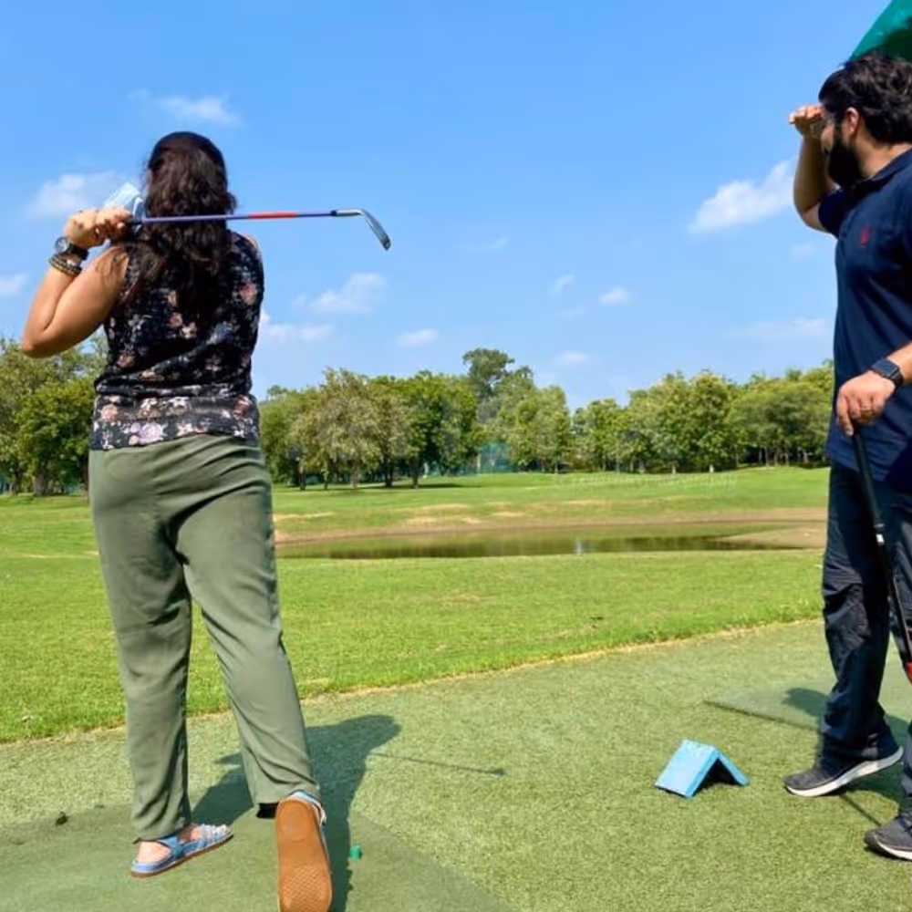 Couples Playing at Hamoni Golf Camp arranged by CherishX!