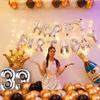 Try the Golden Chrome Balloon Decoration and make them feel like a true king/queen exclusively with cherishx