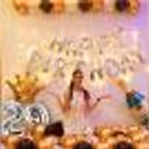 Book Golden Chrome Balloon Decoration and make them feel like a true king/queen.