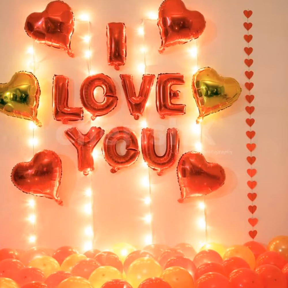 Balloon Room Decoration for Anniversaries and Birthdays