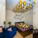 Golden and silver chrome balloon decoration by Cherishx at INR 2199