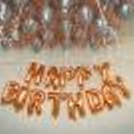 Rosegold and silver chrome balloon decoration by cherishx